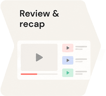 Review and recap